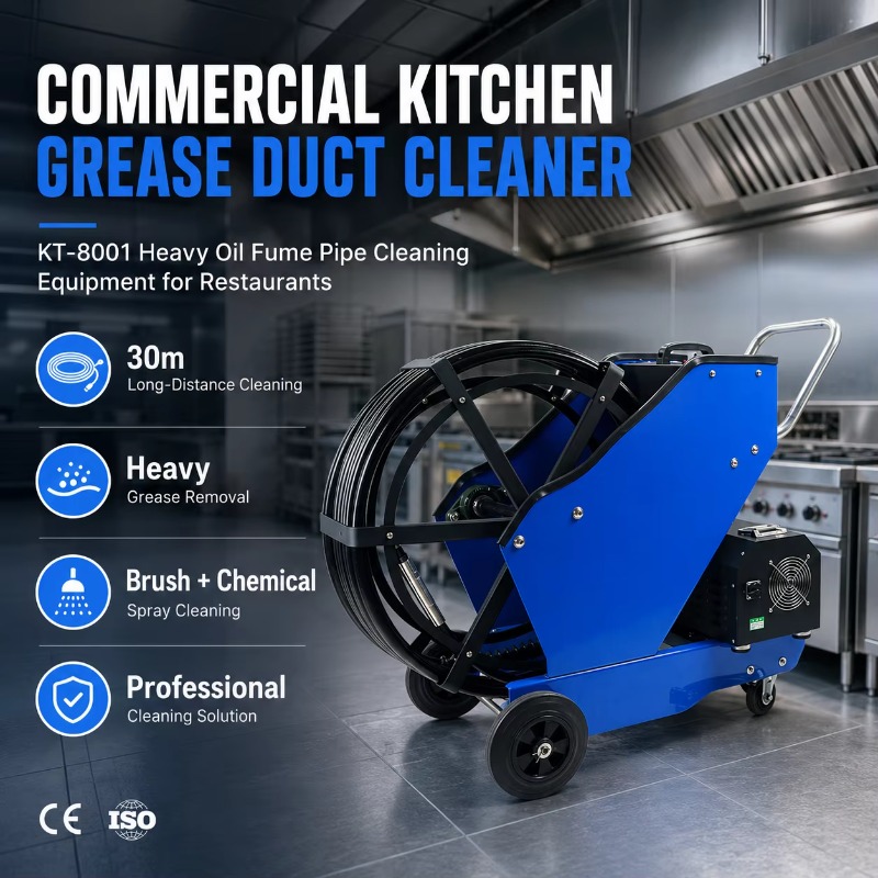 Kitchen Cleaner Commercial - 상업용 주방 기름때기 청소기 KT-8001 식당용