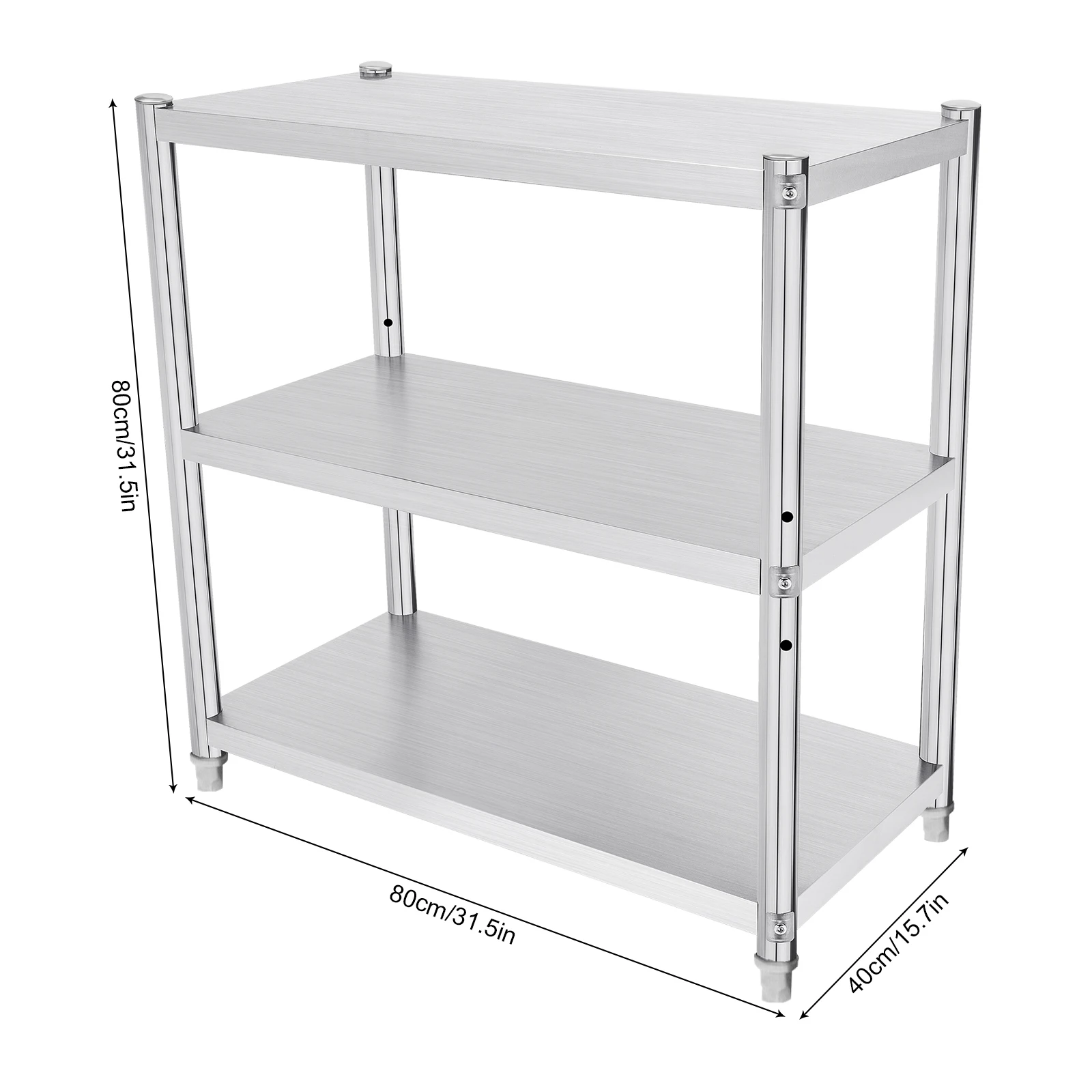 Commercial Kitchen Prep Table With Storage - 헤비 듀티 작업대 스테인레스 스틸 상업용