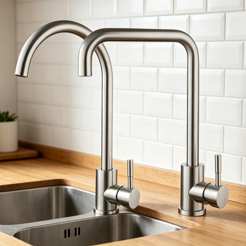 Commercial Kitchen Tap - 304 스테인리스 스틸 주방 싱크대 수도꼭지