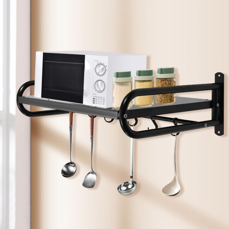 Commercial Kitchen Manufacturers - 벽걸이형 전자레인지 선반, 내구성이 뛰어난 탄소강,