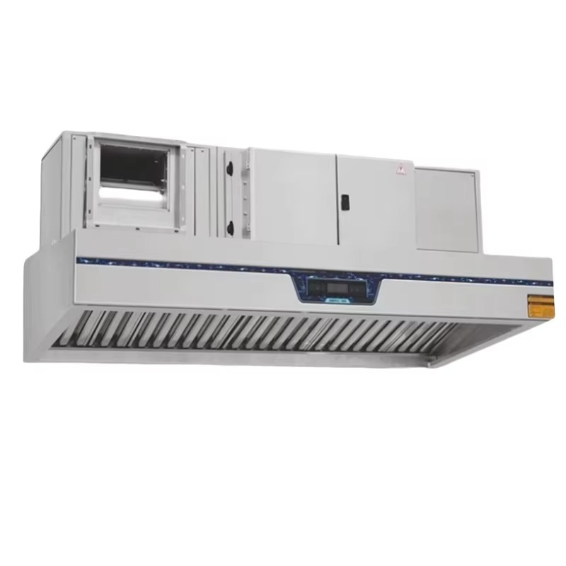 Commercial Kitchen Range Hood - 상업용 주방 스테인리스 레인지 후드 전기식