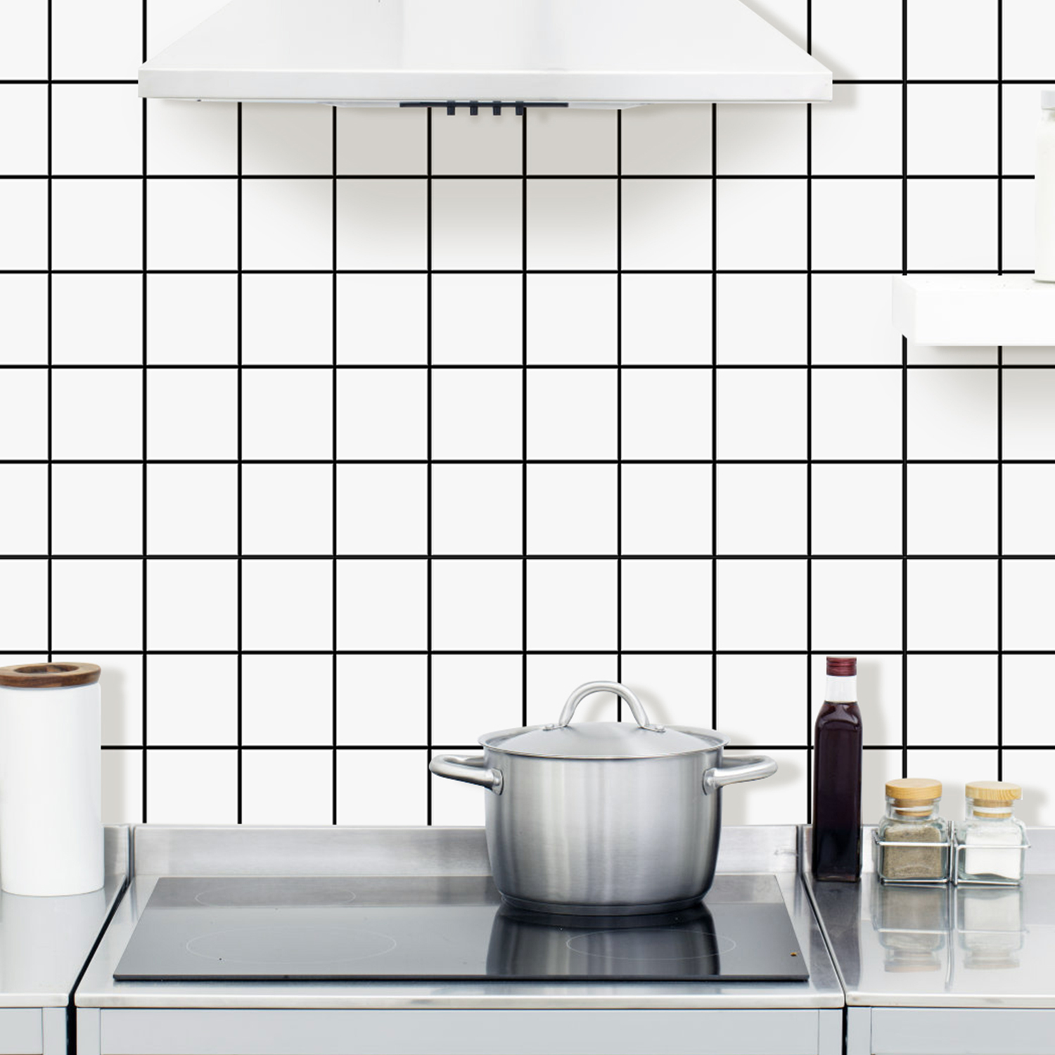 10pcs 프리미엄 스퀘어 벽 타일 스티커 1.6mm  - Commercial Kitchen Wall 리뷰 및 가격