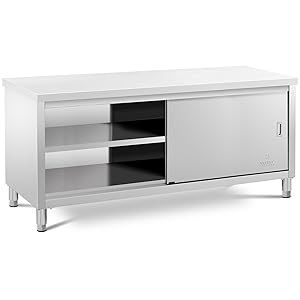 스테인리스 스틸 워크벤치, 헤비 듀티 상업용 주방 테이 - Commercial Kitchen Prep Table With Storage 리뷰 및 가격