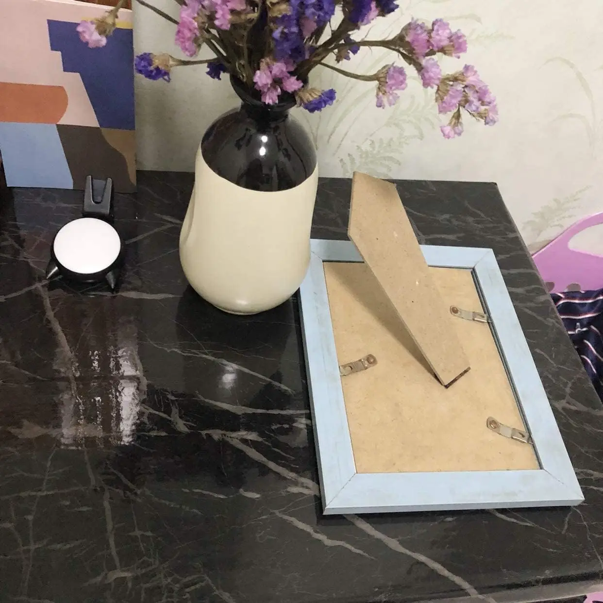 대리석 접촉 종이 화강암 블랙 롤 자체 접착 벽지, 주 - Commercial Kitchen Wall 리뷰 및 가격