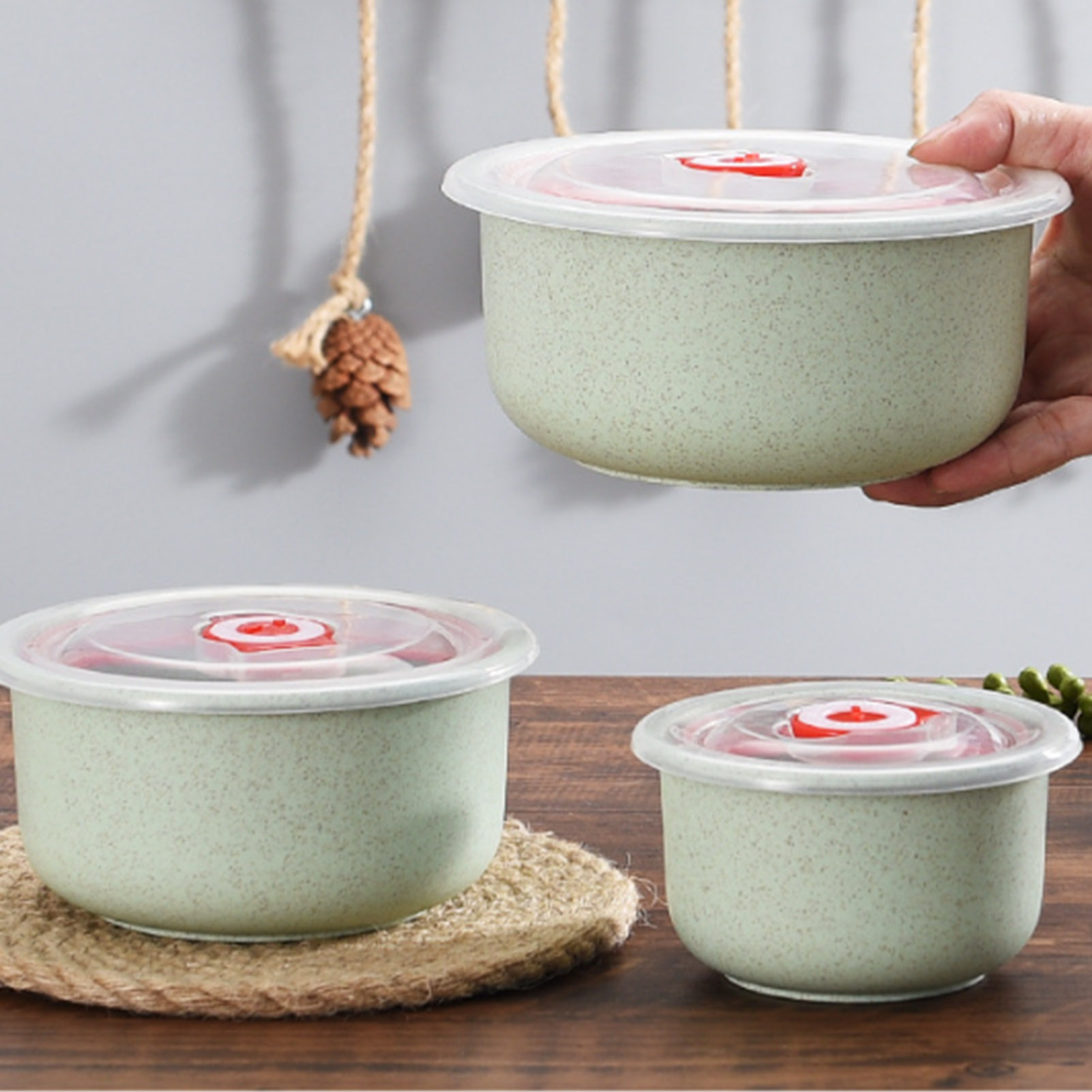 3개 세트 음식 보관 용기 도시락 가벼운 음식 보관 용 - Commercial Kitchen Utensil Organizer 리뷰 및 가격