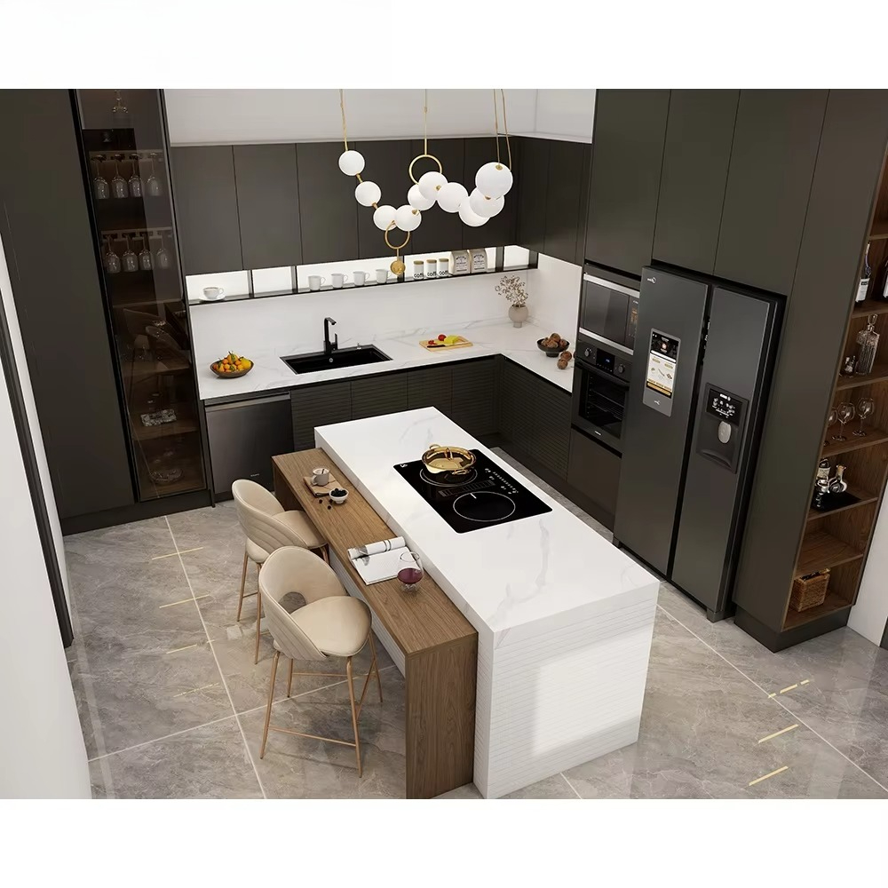 중국 상업용 제조업체 모던 멜라민 목재 주방 캐비닛 인 - Commercial Kitchen Manufacturers 리뷰 및 가격