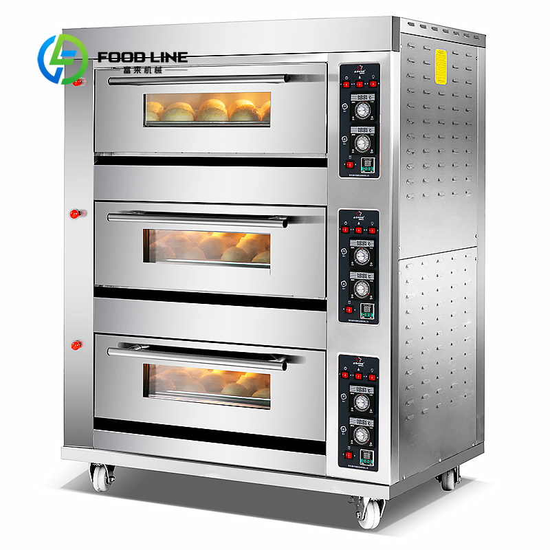 맞춤형 크기 트레이 상업용 주방 가스 오븐 빵 케이크 - Rotary Bakery Oven 리뷰 및 가격