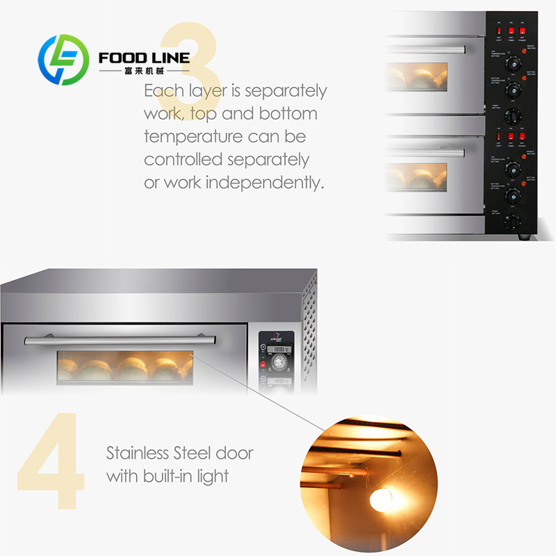 맞춤형 크기 트레이 상업용 주방 가스 오븐 빵 케이크 - Rotary Bakery Oven 리뷰 및 가격