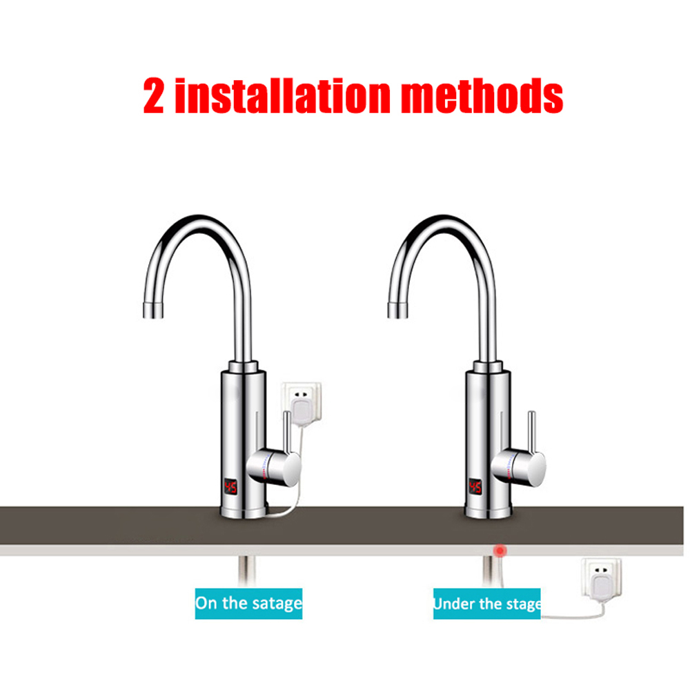 3000W 전기 온수기 욕실 주방 수도꼭지 탱크리스 온 - Commercial Kitchen Tap 리뷰 및 가격