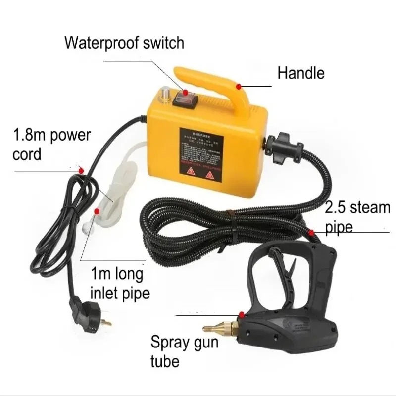 2600w220V 고온 스팀 클리너 휴대용 살균 압력  - Commercial Kitchen Manufacturers 리뷰 및 가격