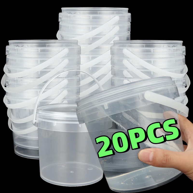 플라스틱 원형 밀폐 보관 용기 (꿀, 잼, 페인트, 화 - Commercial Kitchen Utensil Organizer 리뷰 및 가격