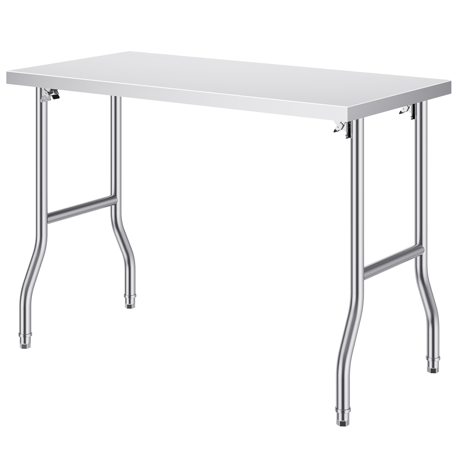 단일/이중 선반 전문가용 스테인리스 스틸 개방형 주방  - Commercial Kitchen Prep Table With Storage 리뷰 및 가격