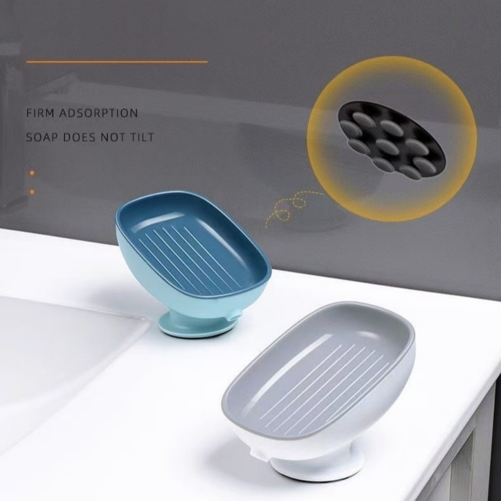 1개 슈퍼 흡착 컵 욕실 비누 접시 샤워 미끄럼 방지  - Commercial Kitchen Utensil Organizer 리뷰 및 가격
