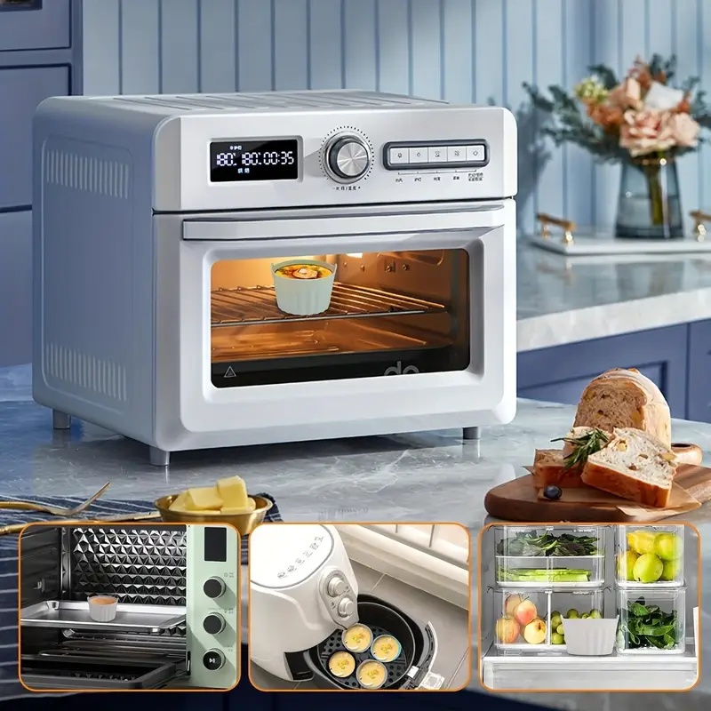4개 실리콘 에어프라이어 베이킹 레이밍킨 머핀 에그 포 - Rotary Bakery Oven 리뷰 및 가격