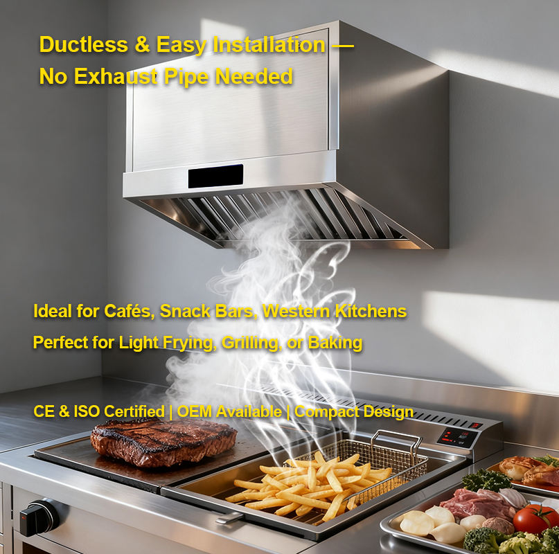 상업용 주방 레스토랑용 스테인리스 스틸 스마트 레인지  - Commercial Kitchen Range Hood 리뷰 및 가격