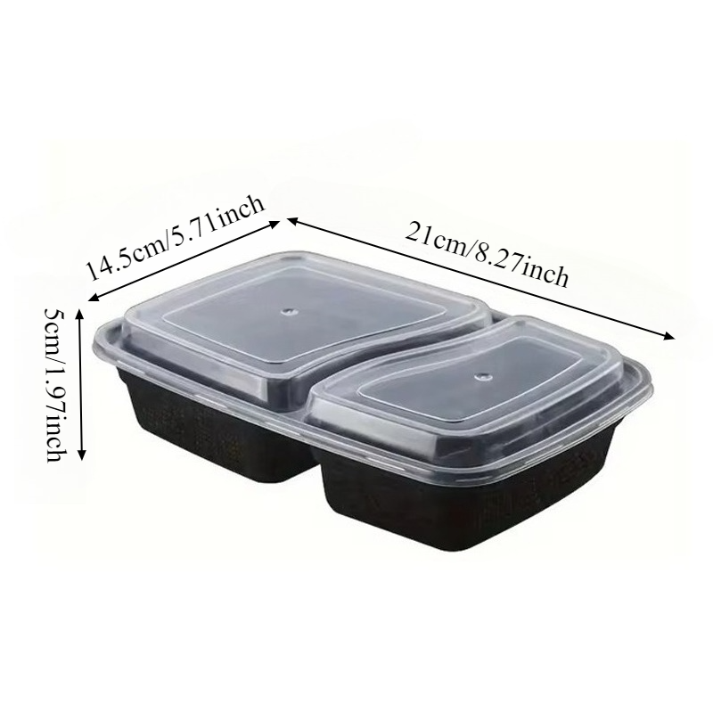 10 세트 뚜껑이 있는 일회용 식품 상자 전자레인지 식 - Commercial Kitchen Utensil Organizer 리뷰 및 가격